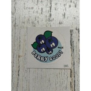 Scratch & sniff happy Allie scented Sticker Matte Single Berry Good